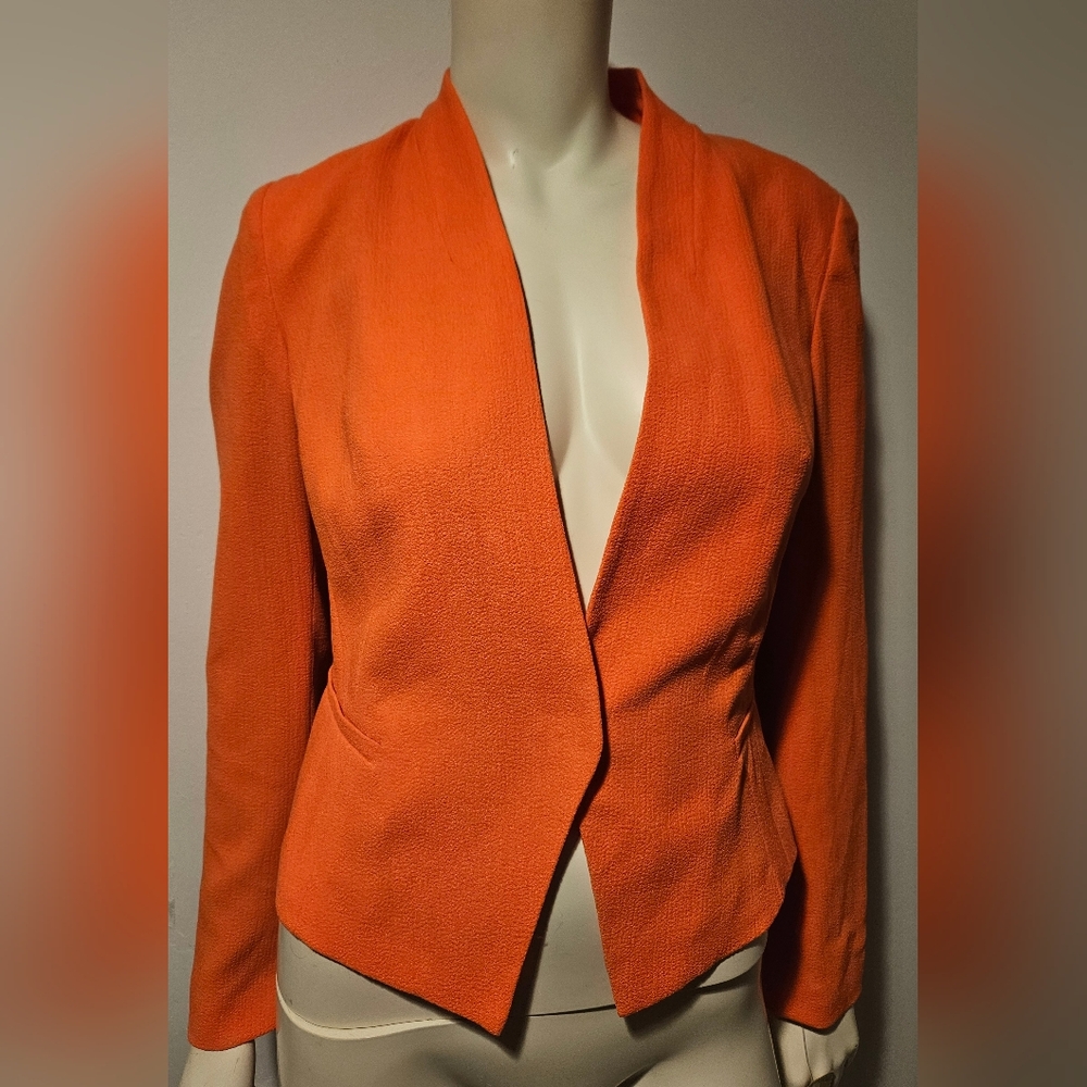 RACHEL Rachel Roy Vibrant Orange Blazer
